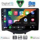DIGITAL IQ BXF 18715_CPAA CLIMA-A/C (9inc) MULTIMEDIA TABLET for CITROEN C1-PEUGEOT 108-TOYOTA AYGO mod. 2014-2024