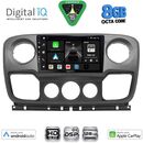 DIGITAL IQ BXF 18463_CPAA (10inc) MULTIMEDIA TABLET for NISSAN NV400 - OPEL MOVANO - RENAULT MASTER mod. 2010-2020