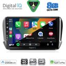 DIGITAL IQ BXF 18508_CPAA (10inc) MULTIMEDIA TABLET for PEUGEOT 208-2008 mod. 2012-2021