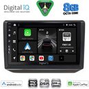 DIGITAL IQ BXF 18581_CPAA (10inc) MULTIMEDIA TABLET for SKODA FABIA mod. 2008-2014