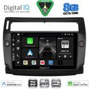 DIGITAL IQ BXF 18084BL_CPAA (9inc) MULTIMEDIA TABLET for CITROEN C4  mod. 2004-2011 (BLACK)