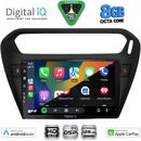 DIGITAL IQ BXF 18511BL_CPAA (9inc) MULTIMEDIA TABLET for CITROEN ELYSEE – PEUGEOT 301 mod. 2013-2026 (BLACK)