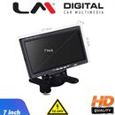 7inc  μονιτορ High Definition 1080p,  με 2 εισόδους για 2 κάμερες (δεν περιλαμβανονται καμερες)
