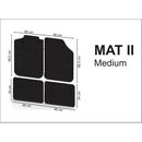 Πατάκια Αυτοκινήτου Λαστιχένια Διεθνή Mat II Black 4τμχ Frogum