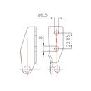 Αμορτισέρ Πορτ Μπαγκάζ Mazda 323 1998-2004 HB (αριστερά) 1τμχ Fa Krosno