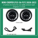 DIQ AMBIENT 8176XB COOPER (F55-56-F57) mod. 2020-2023 (Air Vents with Ambient Light for MINI COOPER (F55-56-F57) mod. 2020-2023 with Ambient Lights)