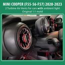 DIQ AMBIENT 8176XB COOPER (F55-56-F57) mod. 2020-2023 (Air Vents with Ambient Light for MINI COOPER (F55-56-F57) mod. 2020-2023 with Ambient Lights)
