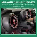 DIQ AMBIENT 8176XF COOPER (F55-56-F57) mod. 2015-2023 (Air Vents with Ambient Light for MINI COOPER (F55-56-F57) mod. 2015-2023 without Ambient Lights)