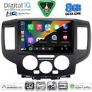 DIGITAL IQ BXK 20458BL_CPAA (9inc) MULTIMEDIA TABLET for NISSAN NV 200 mod. 2009-2020 (BLACK)