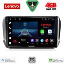 LENOVO LVE 8508_CPAA (10inc) MULTIMEDIA TABLET for PEUGEOT 208-2008 mod. 2012-2021