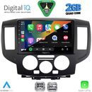 DIGITAL IQ RSD 1458BL_CPA (9inc) MULTIMEDIA TABLET for NISSAN NV200 mod. 2009-2020 (BLACK)