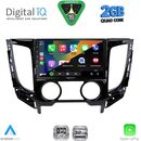 DIGITAL IQ RSD 1437_CPA A/C (9inc) MULTIMEDIA TABLET for MITSUBISHI L200 mod. 2015-2019 with A/C