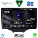DIGITAL IQ RSF 4715_CPA CLIMA-A/C (9inc) MULTIMEDIA TABLET for CITROEN C1 - PEUGEOT 108 - TOYOTA AYGO mod. 2014-2022