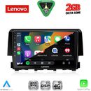 LENOVO LVF 5191_CPA (9inc) MULTIMEDIA TABLET for HONDA CIVIC mod. 2016-2022
