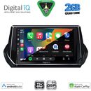 DIGITAL IQ BXC 3509_CPAA (9inc) MULTIMEDIA TABLET for PEUGEOT 208 – 2008 mod. 2021-2026
