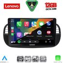 LENOVO SSZ 12130BL_CPA (9inc) MULTIMEDIA TABLET for FIAT 500 mod. 2007-2015 (BLACK)