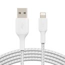 Lightning to USB-A Cable_Braided, 3M, White