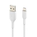 Lightning to USB-A Cable_Braided, 3M, White