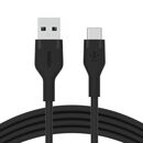 BOOST CHARGE™  USB-A to USB-C_silicone, 2M, Black
