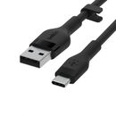 BOOST CHARGE™  USB-A to USB-C_silicone, 2M, Black