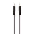 CABLE,AUDIO,3.5mm,M/M,2M,PORTABLE,BLACK,NICKEL
