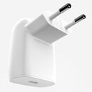 30W USB-C PD/PPS Home Charger with 1M PVC, C-C CABLE, White