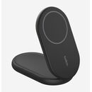 BOOST^CHARGE™ Qi2 15W Magnetic Foldable Wireless Charging Stand, Black