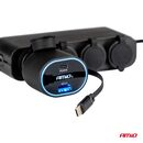 ΦΟΡΤΙΣΤΗΣ ΑΝΑΠΤΗΡΑ ΜΕ 2 ΘΥΡΕΣ USB-C 20W+USB-A QUICK CHARGE 3.0 ΜΕ ΚΑΛΩΔΙΟ USB-C 30W ΜΑΥΡΟ AMIO - 1 Τεμ.