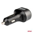 ΦΟΡΤΙΣΤΗΣ ΑΝΑΠΤΗΡΑ ΜΕ 3 ΘΥΡΕΣ 2xUSB-C 65W/20W+USB-A QUICK CHARGE 3.0 ΜΑΥΡΟ AMIO - 1 Τεμ.