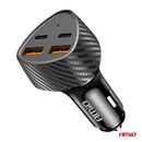 ΦΟΡΤΙΣΤΗΣ ΑΝΑΠΤΗΡΑ ΜΕ 4 ΘΥΡΕΣ 2xUSB-A+2xUSB-C 50W ΜΑΥΡΟ AMIO - 1 Τεμ.