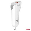 ΦΟΡΤΙΣΤΗΣ ΑΝΑΠΤΗΡΑ 12/24V ΜΕ 1 ΘΥΡΑ USB 10.5W 5V/2.1A ΛΕΥΚΟΣ AMIO - 1 Τεμ.