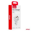 ΦΟΡΤΙΣΤΗΣ ΑΝΑΠΤΗΡΑ 12/24V ΜΕ 3 ΘΥΡΕΣ USB-C+2xUSB 32W 5V/3AQC ΤΑΧΕΙΑΣ ΦΟΡΤΙΣΗΣ ΛΕΥΚΟΣ ΑΜΙΟ - 1 ΤΕΜ.