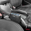 ΑΝΤΑΠΤΟΡΑΣ ΑΝΑΠΤΗΡΑ 12/24V 100W ΜΑΥΡΟΣ/3 ΘΕΣΕΙΣ/2xUSB-A /ΚΟΥΜΠΙ ON-OFF/ΕΝΔΕΙΞΗ LED/ΚΑΛΩΔΙΟ 70cm AMIO - 1 Τεμ.