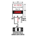 Lampa FLASHER ΗΛΕΚΤΡΟΝΙΚΟ ΓΙΑ LED 6-12-24 V max 2A (ΦΛΑΣΙΕΡΑ)