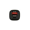 ΦΟΡΤΙΣΤΗΣ ΑΝΑΠΤΗΡΑ ΜΕ 2 ΘΥΡΕΣ USB TYPE A+ TYPE C 12/24V 18W ULTRA FAST CHARGER