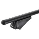 MENABO ΜΠΑΡΕΣ ΟΡΟΦΗΣ ΑΛΟΥΜΙΝΙΟΥ TIGER BLACK 118.5 cm ΣΕ ΜΑΥΡΟ ΧΡΩΜΑ ΓΙΑ Skoda Kamiq 5 doors 2019> ΜΕ FLUSH ή RAISED RAILS - 2 ΤΕΜ. (8590/MB)