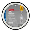ΚΑΛΥΜΜΑ ΤΙΜΟΝΙΟΥ AURA (M) 37/39cm  ΜΑΥΡΟ/ΛΕΥΚΟ ΟΙΚΟΛΟΓΙΚΟ ΔΕΡΜΑ ΑΟΣΜΟ (ΠΑΧΟΣ 8,2cm) LAMPA