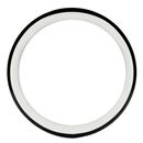 ΚΑΛΥΜΜΑ ΤΙΜΟΝΙΟΥ AURA (M) 37/39cm  ΜΑΥΡΟ/ΛΕΥΚΟ ΟΙΚΟΛΟΓΙΚΟ ΔΕΡΜΑ ΑΟΣΜΟ (ΠΑΧΟΣ 8,2cm) LAMPA