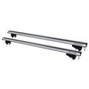 MENABO ΜΠΑΡΕΣ ΟΡΟΦΗΣ ΑΛΟΥΜΙΝΙΟΥ LINCE XL SILVER 135 cm ΣΕ ΑΣΗΜΙ ΧΡΩΜΑ ΓΙΑ Ford Galaxy III 5 doors 2015> ΜΕ FLUSH RAILS - 2 ΤΕΜ (8880/MB)
