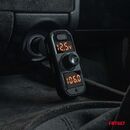 Amio - FM Transmitter Αναπτήρα τύπου FMT06 τάση λειτουργίας 12-24V με 2xUSB Type-A, 1xUSB Type-C και υποδοχή microSD για Επιβατικά Αυτοκίνητα και Φορτηγά - 1 τεμ. (04653/AM)