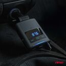 Amio - FM Transmitter Αυτοκινήτου 12/24V με 1xUSB Type-A, 1xUSB Type-C και Ενσωματωμένο Καλώδιο Φόρτισης Type-C - 1 τεμ. (04656/AM)
