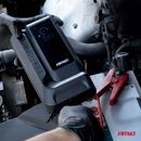 Amio - Φορητός Εκκινητής Μπαταρίας (Jump Starter) 4 σε 1 με ενσωματωμένο Κομπρεσέρ Αέρα, Powerbank και Φακό LED τάση λειτουργίας 12V με χωρητικότητα 12Ah και μέγιστο ρεύμα εκκίνησης 1600A για Επιβατικά Αυτοκίνητα - 1 τεμ. (04677/AM)