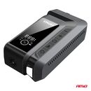Amio - Φορητός Εκκινητής Μπαταρίας (Jump Starter) 4 σε 1 με ενσωματωμένο Κομπρεσέρ Αέρα, Powerbank και Φακό LED τάση λειτουργίας 12V με χωρητικότητα 12Ah και μέγιστο ρεύμα εκκίνησης 1600A για Επιβατικά Αυτοκίνητα - 1 τεμ. (04677/AM)