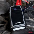 Amio - Φορητός Εκκινητής Μπαταρίας 3 σε 1 τύπου Jump Starter με Φως LED και Powerbank τάση λειτουργίας 12V απόδοσης 12Ah 800-1600A για Επιβατικά Αυτοκίνητα - 1 τεμ. (04678/AM)