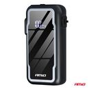 Amio - Φορητός Εκκινητής Μπαταρίας 3 σε 1 τύπου Jump Starter με Φως LED και Powerbank τάση λειτουργίας 12V απόδοσης 12Ah 800-1600A για Επιβατικά Αυτοκίνητα - 1 τεμ. (04678/AM)