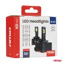 Amio - Λαμπτήρες LED Φώτων Εμπρός τύπου D3S βάση PK32d-5 τάση λειτουργίας 12V απόδοσης 176W (14424lm) XD PRO Series FULL CANBUS 6500K με ψύκτρα Plug & Play για Επιβατικά Αυτοκίνητα - 2 τεμ. (04679/AM)