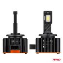 Amio - Λαμπτήρες LED Φώτων Εμπρός τύπου D8S βάση PK32d-1 τάση λειτουργίας 12V απόδοσης 176W (14424lm) XD PRO Series FULL CANBUS 6500K με ψύκτρα Plug & Play για Επιβατικά Αυτοκίνητα - 2 τεμ. (04684/AM)