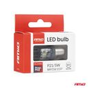 Amio – LED CSP P21/5W BAY15d Διπολικό 12V 66W 4800lm 6500K Full CANBUS για Στοπ & Θέσης Ισχυρό Φως – 1 Τεμ. (04689/AM)