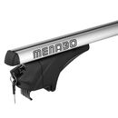 MENABO ΜΠΑΡΕΣ ΑΛΟΥΜΙΝΙΟΥ ARIEM 118.5 cm ΣΕ ΑΣΗΜΙ ΧΡΩΜΑ ΓΙΑ Audi A3 (8VA) Sportback 5 doors 2013> ΜΕ FLUSH ή RAISED RAILS - 2 ΤΕΜ. (14700/MB)