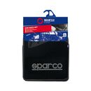 Μοκέτα Μαύρη με Γκρι logo 4τμχ Sparco
